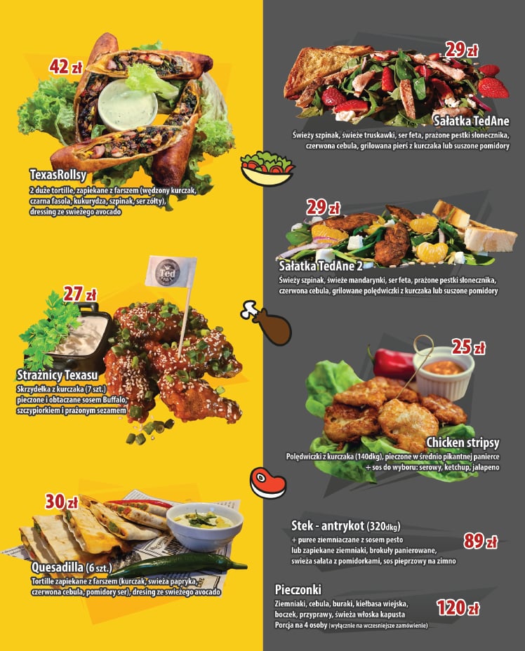 Menu — Tex-Mex